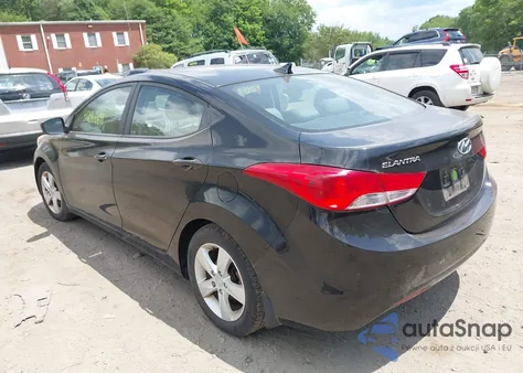 2013 Hyundai Elantra Gls from USA, damaged, VIN KMHDH4AE3DU506282